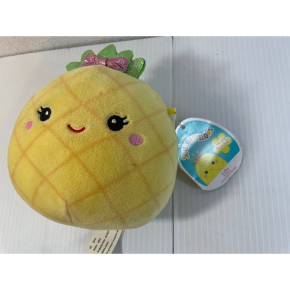 Squishmallows Lulu the Pineapple 5" inch Scented Plush Toy Kellytoy NWT - Picture 8 of 13